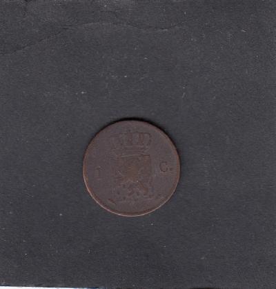 Beschrijving: 1 Cent WILLEM I